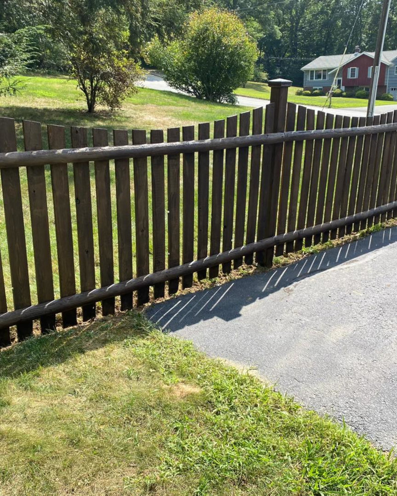 Fence Painting in Long Valley, New Jersey